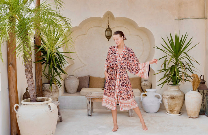 Kimono Robe Maple - Lucia