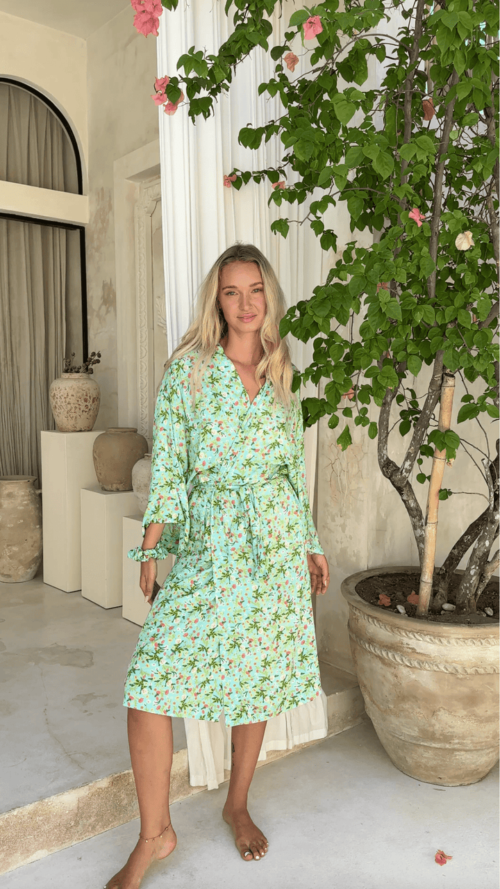 Fiore Kimono Robe - Lucia