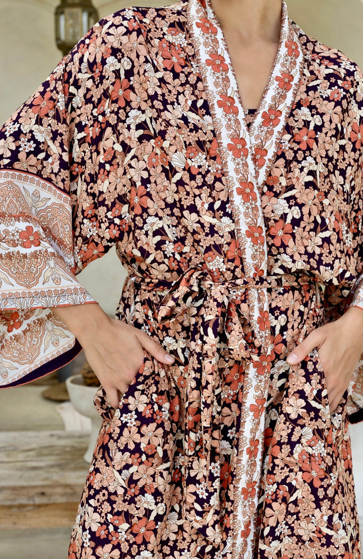 Kimono Robe Maple - Lucia