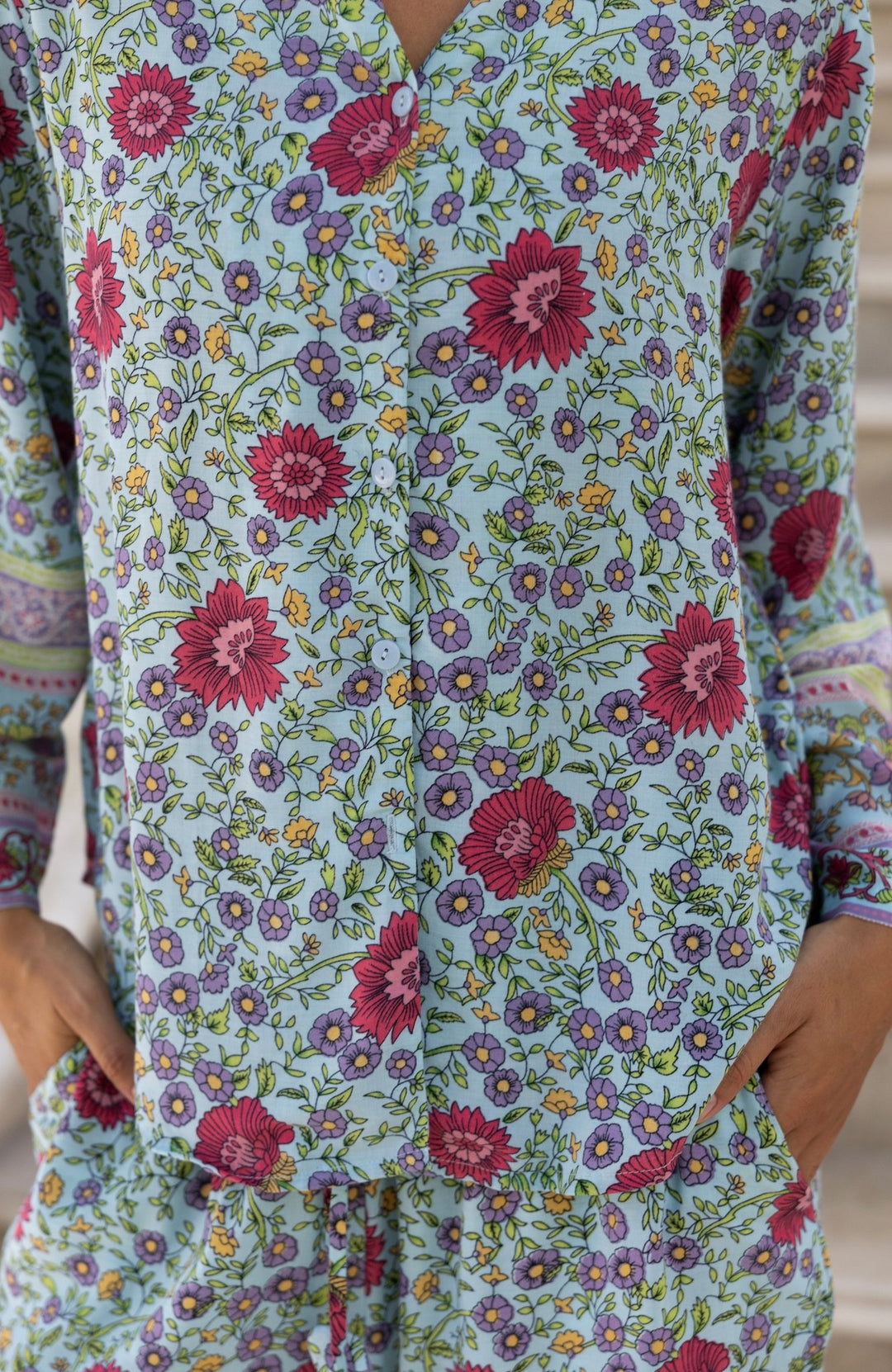 Lucia Pyjama Set Calypso - Lucia