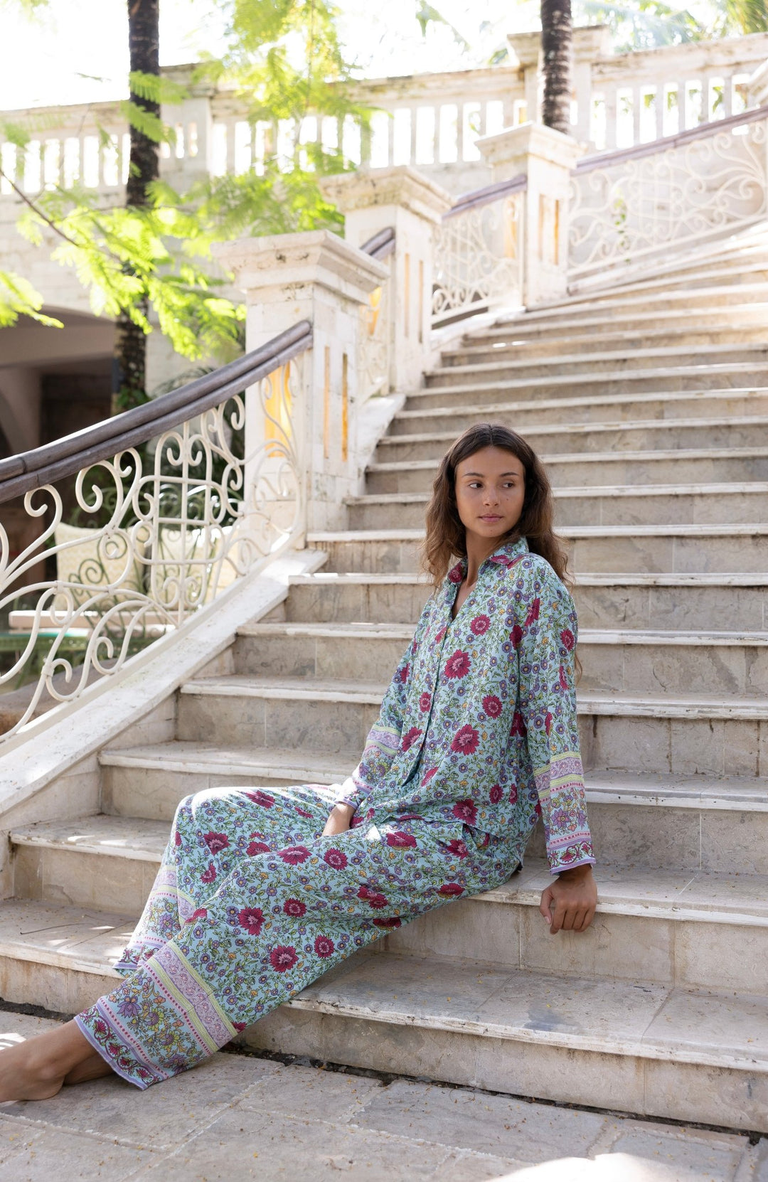 Lucia Pyjama Set Calypso - Lucia