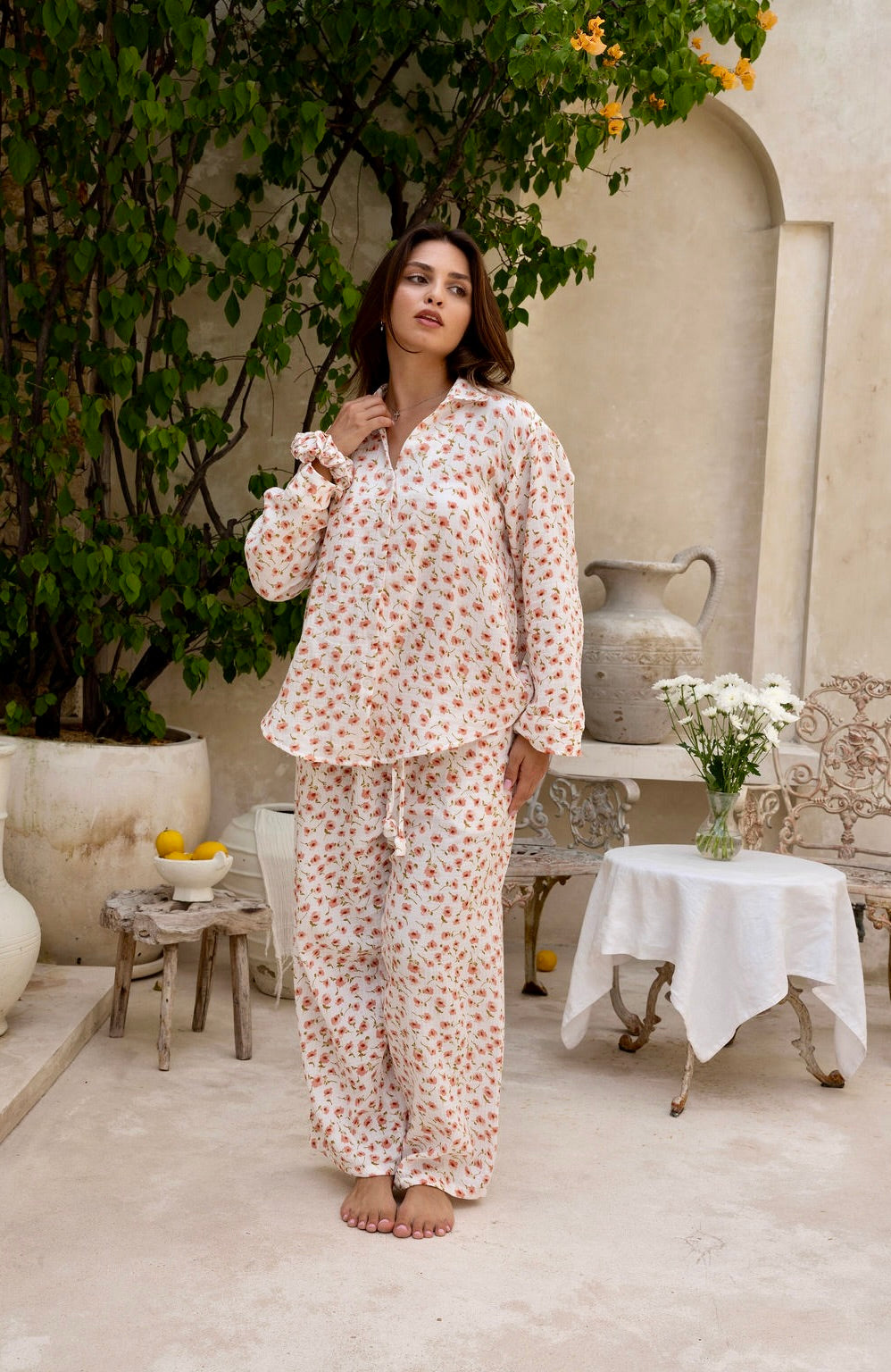 Lucia Pyjama Set Poppy