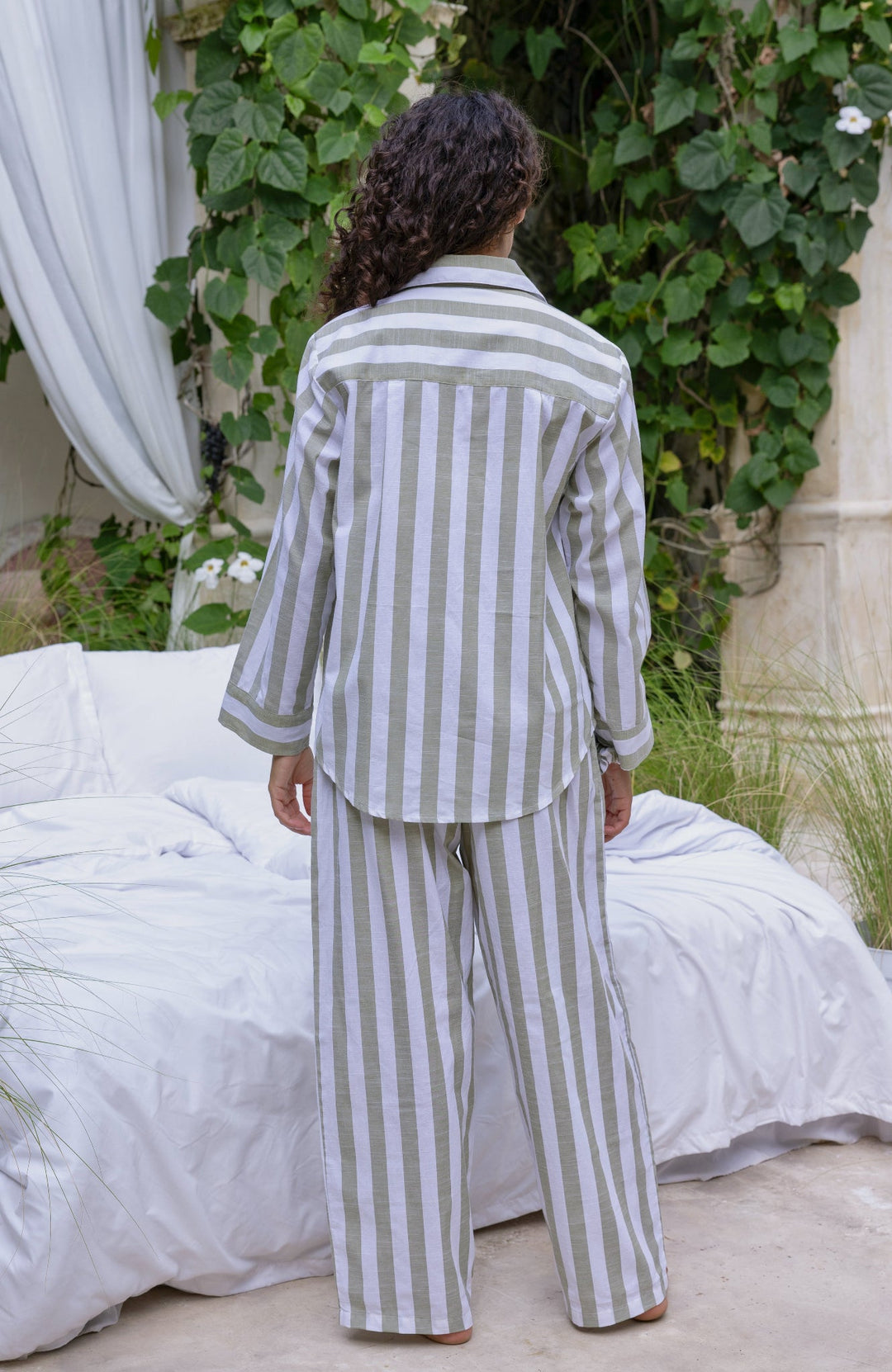 PRE - ORDER Lucia Pyjama Set Sage - Lucia