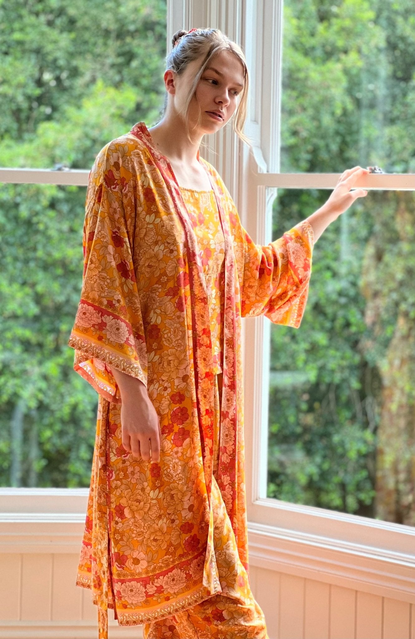 Boho kimono robe outlet