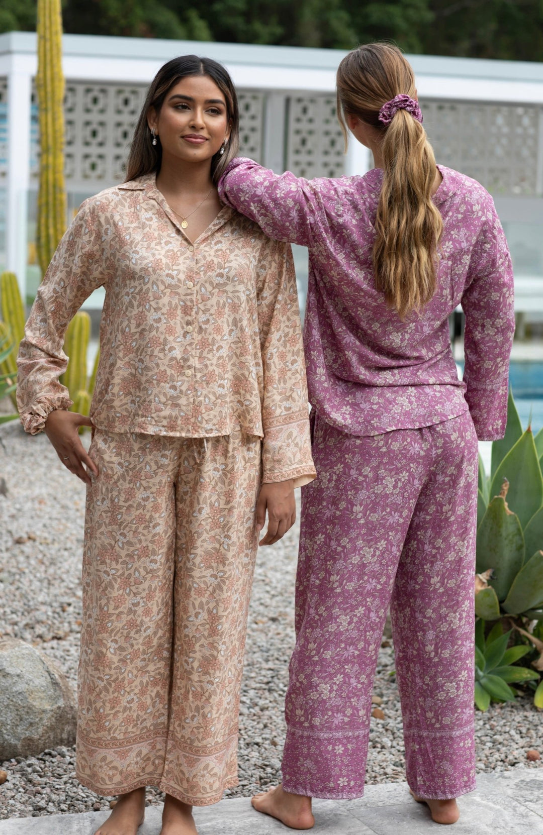 Lucia Pyjama Set Mystic Floral  Women's Pyjamas – Lucia the Label