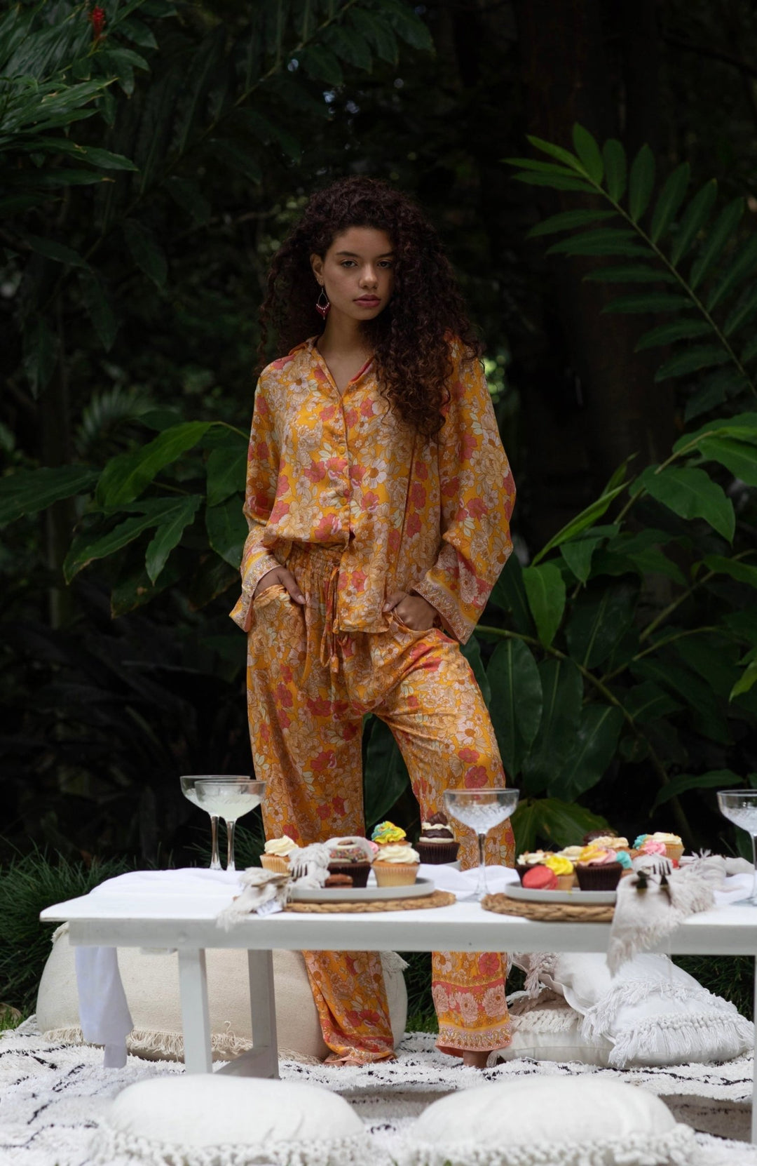 Lucia Pyjama Set Wild Peony - Lucia the Label