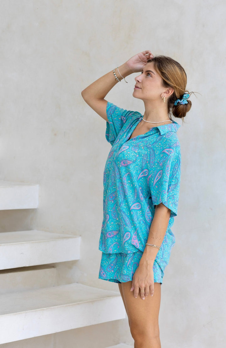 Paisley Short Pyjama Set - Lucia the Label