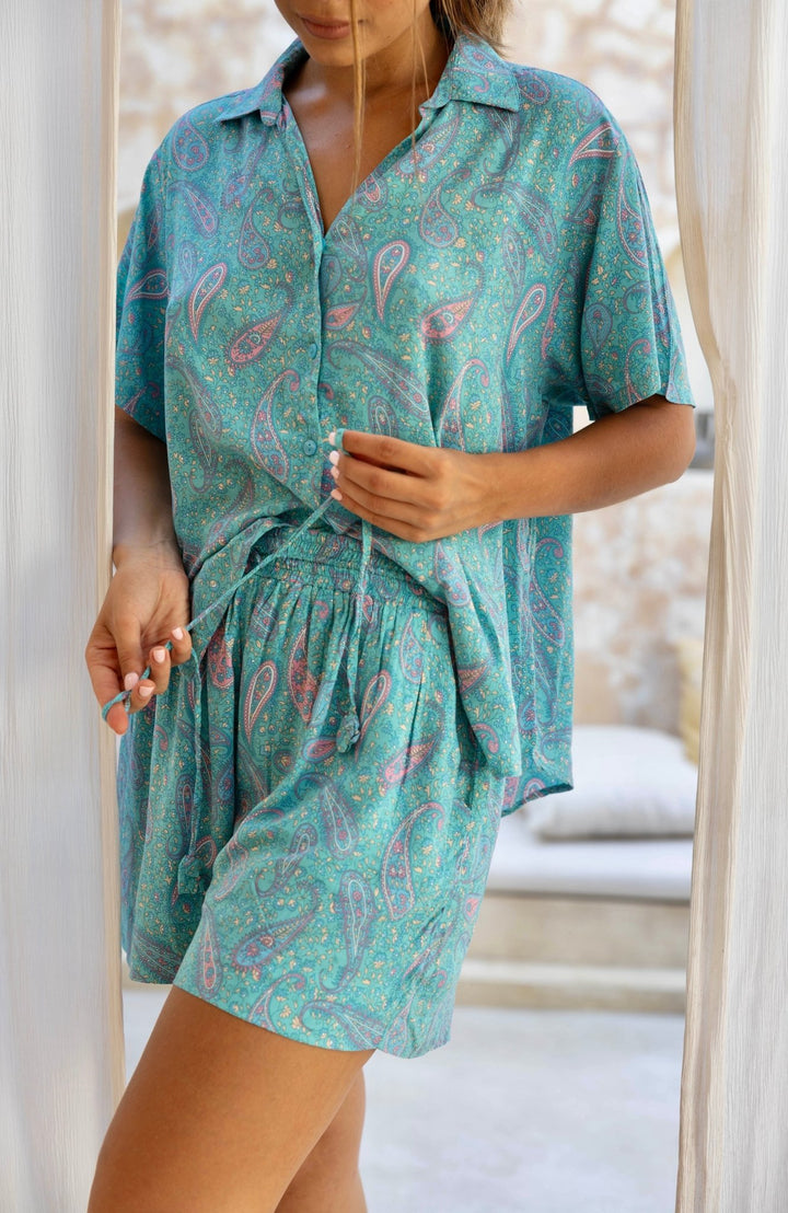 Paisley Short Pyjama Set - Lucia the Label